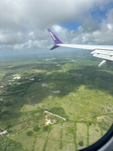 Anflug nach Santo Domingo